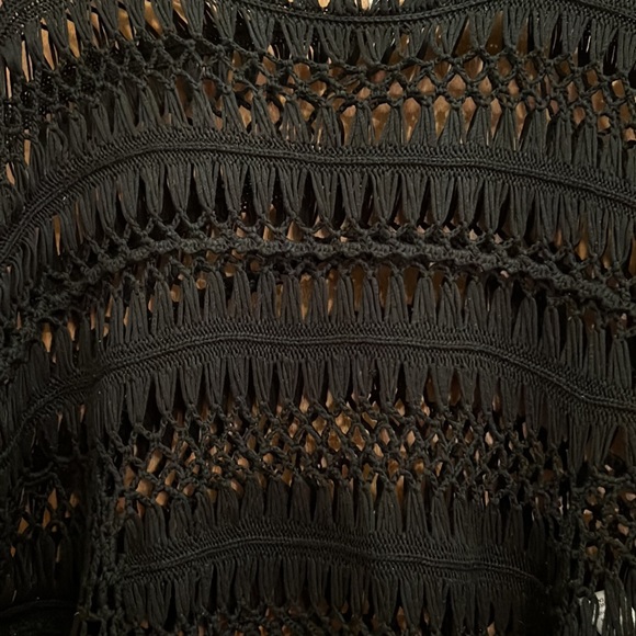 CACHE CROPPED OPEN KNIT SWEATER - Picture 5 of 8